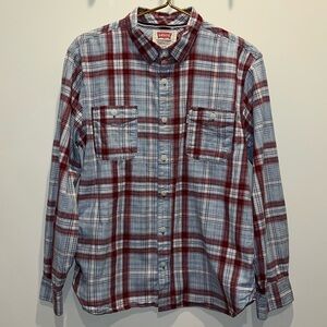 Levi’s lightweight Plaid shirt - Large.